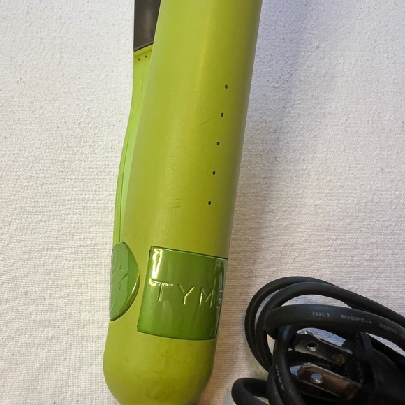 Tyme‎ Iron Pro 2 in 1 Flat Iron Curler Curling Limelight Green Works - Picture 2 of 10
